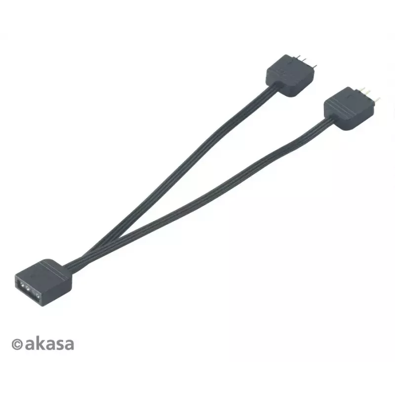 Addressable RGB LED rozbočovací kábel Akasa AK-CBLD08-12BK