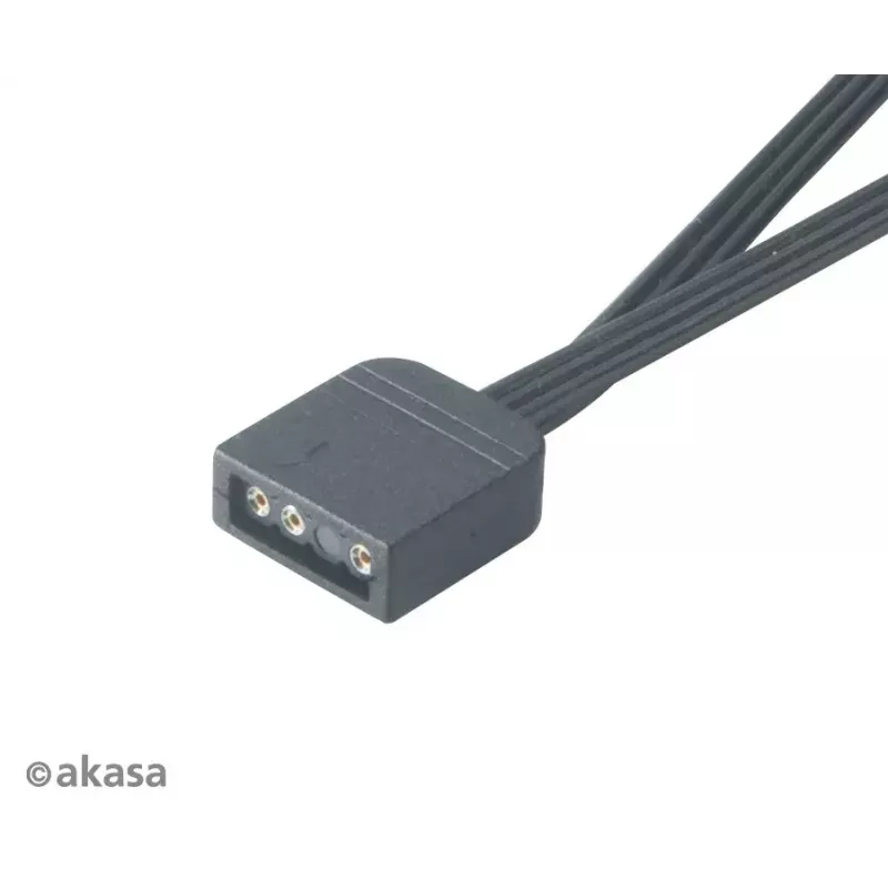 Addressable RGB LED rozbočovací kábel Akasa AK-CBLD08-12BK