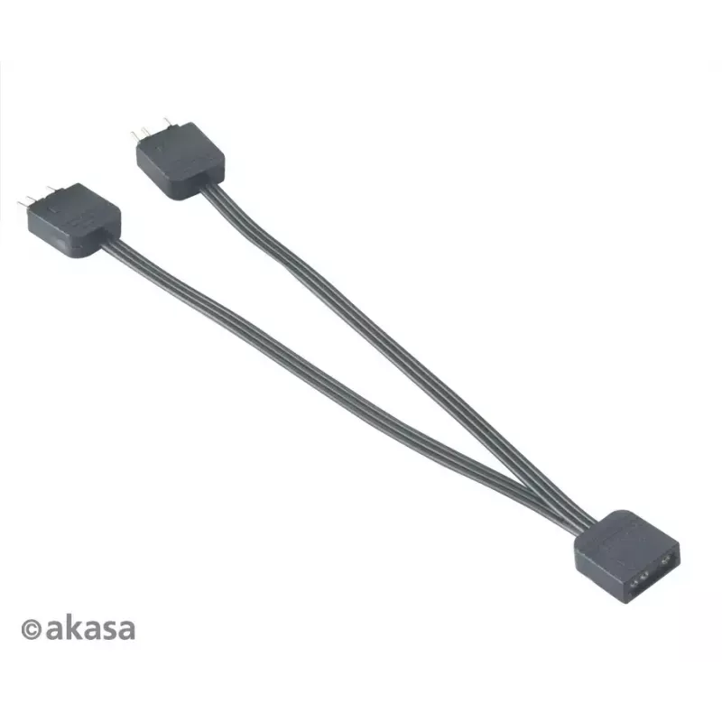 Addressable RGB LED rozbočovací kábel Akasa AK-CBLD08-12BK
