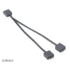 Addressable RGB LED rozbočovací kábel Akasa AK-CBLD08-12BK