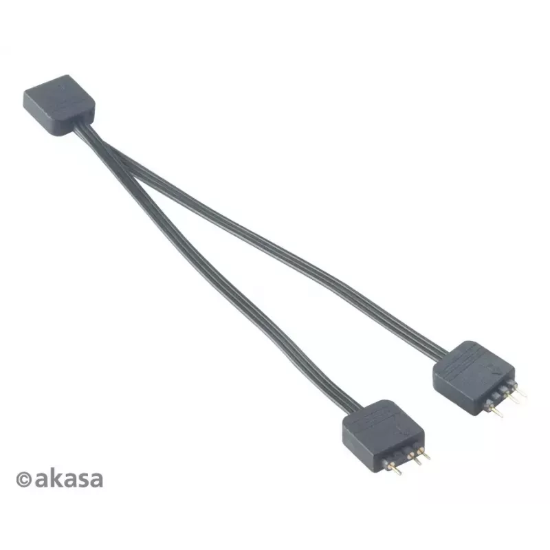 Addressable RGB LED rozbočovací kábel Akasa AK-CBLD08-12BK