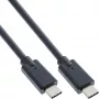 USB 3.2 Gen.2x2 kábel InLine 35706A 0,5 m USB-C konektor samec/samec čierny