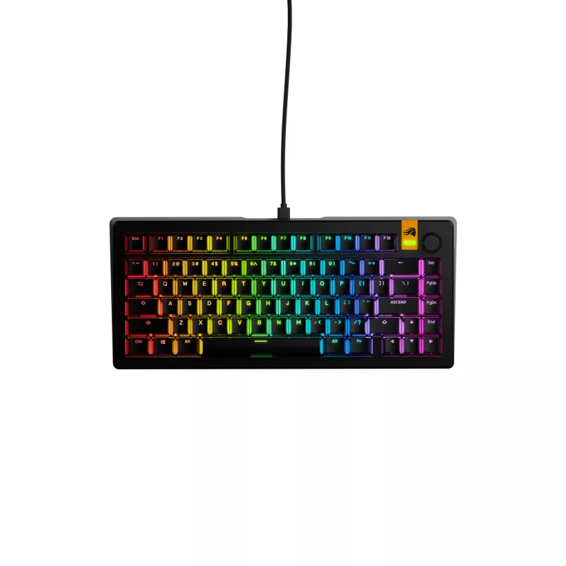 Glorious PC Gaming Race GMMK 3 HE Prebuilt klávesnica 75% mechanická RGB čierna