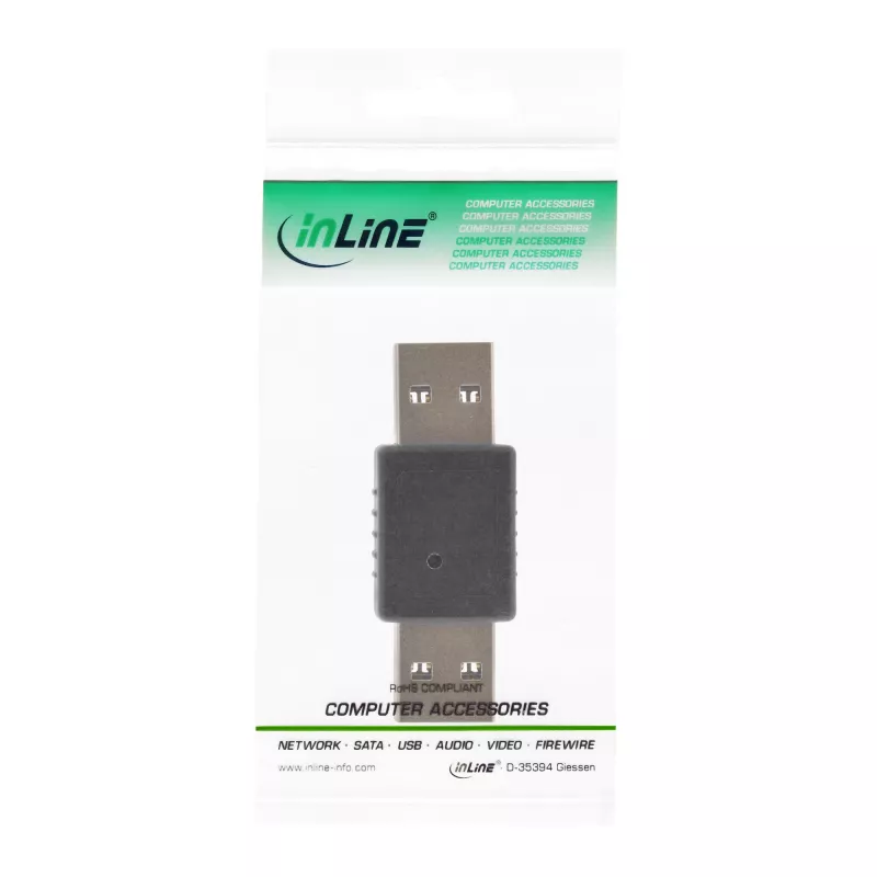 USB 3.0 adaptér Type-A samec / Type-A samec InLine 35300T