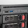 SilverStone SST-RM43-320-RS 4U rackové serverové šasi, E-ATX / SSI EEB, 20x 3,5″ SATA/SAS Hot-Swap, čierne
