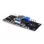 Alphacool ES predný I/O panel s USB 3.0 a sadou káblov pre serverové skrinky (25057)