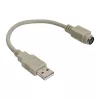 USB adaptérový kábel USB Type-A samec / PS/2 samica InLine 33102