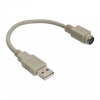 USB adaptérový kábel USB Type-A samec / PS/2 samica InLine 33102