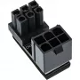 InLine napájací adaptér interný 180° ATX 6-pin konektor samec konektor samica čierny 26636E