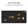 Podložka pod myš Glorious Gaming Glorious Mouse Pad 2 3XL - vyšívaná - čierna