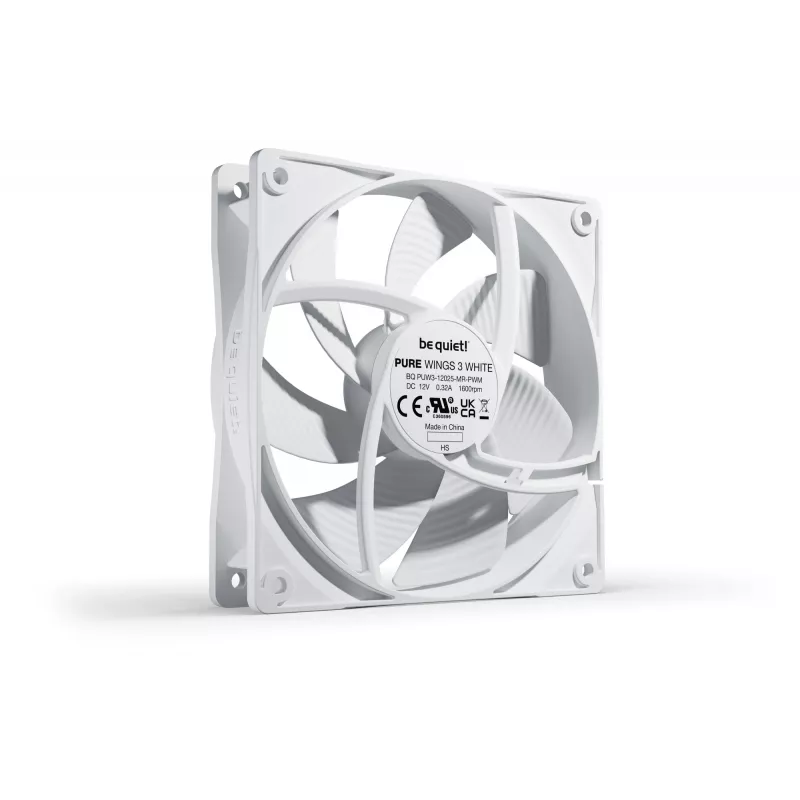 be quiet! Pure Wings 3 120mm PWM biely PC skriňový ventilátor 12 cm 1 kus
