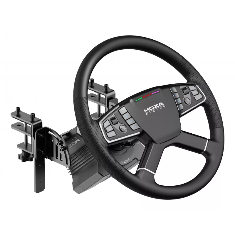 Moza Racing MOZA Trucking Bundle, pretekársky volant, čierna, American Truck Simulator Euro Truck Simulator 2, CE, 470 mm, 310 mm