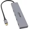 InLine USB 3.2 Gen.2 hub (10 Gb/s), 4 porty USB-C, OTG, hliníkové puzdro