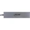 InLine USB 3.2 Gen.2 hub (10 Gb/s), 4 porty USB-C, OTG, hliníkové puzdro