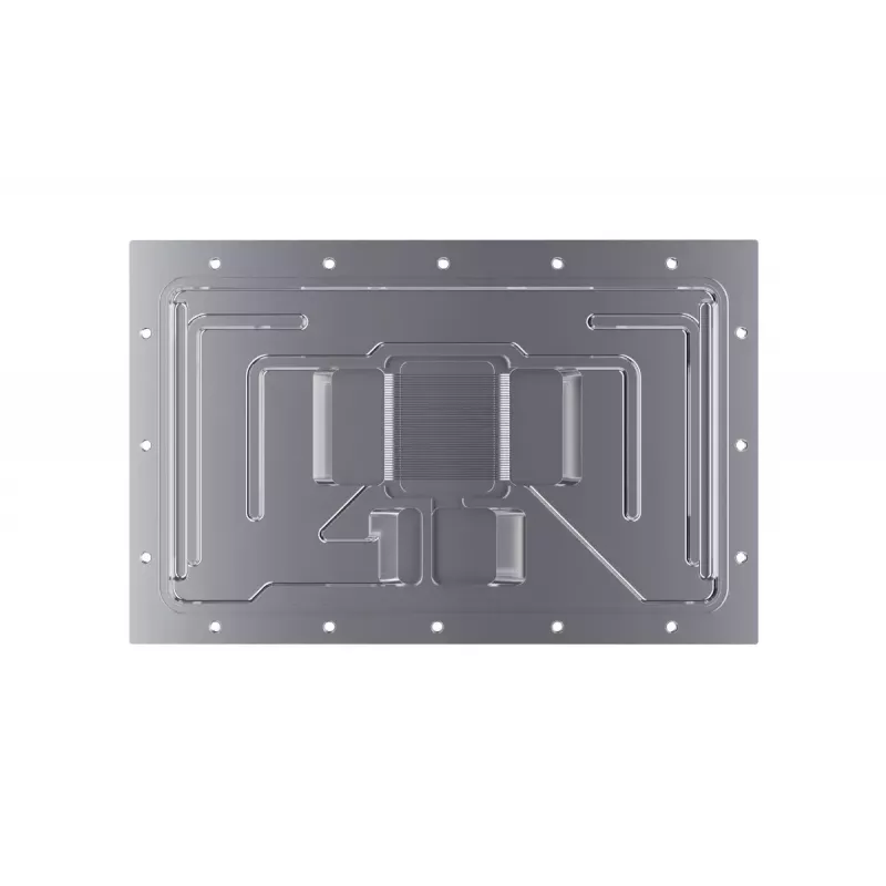 Vodný blok + backplate Alphacool Eisblock Aurora akryl hliník meď priehľadný