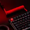Špirálový USB kábel GLORIOUS pre GMMK Crimson Red — odnímateľný kábel klávesnice, špirálový dizajn