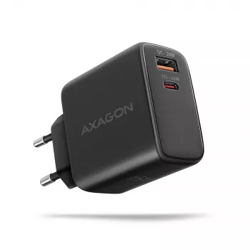 Nabíjačka Axagon ACU-PQ45 QC 3.0 4.0 AFC FCP PPS PD 45W čierna