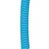 Špirálový kábel USB GLORIOUS GMMK Electric Blue — odnímateľný kábel klávesnice, pravouhlé konektory