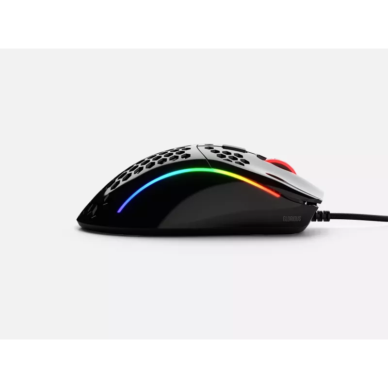 Glorious Gaming Model D- myš pre pravákov, USB Type-A, optická, 12000 DPI