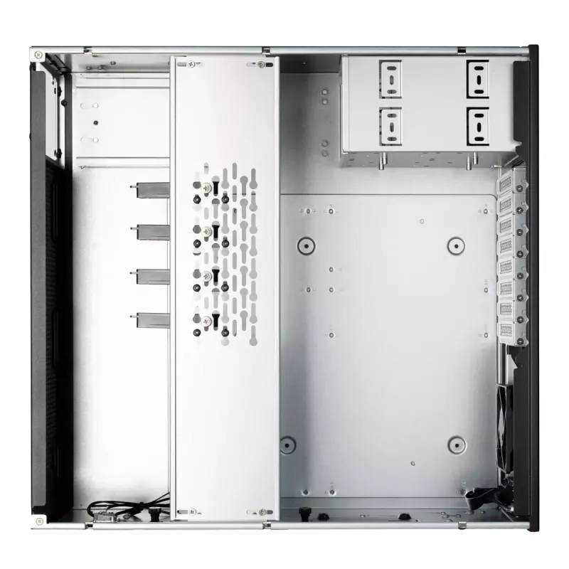 Serverový rack Silverstone RM46-502-I čierny ATX 1x80mm ventilátor