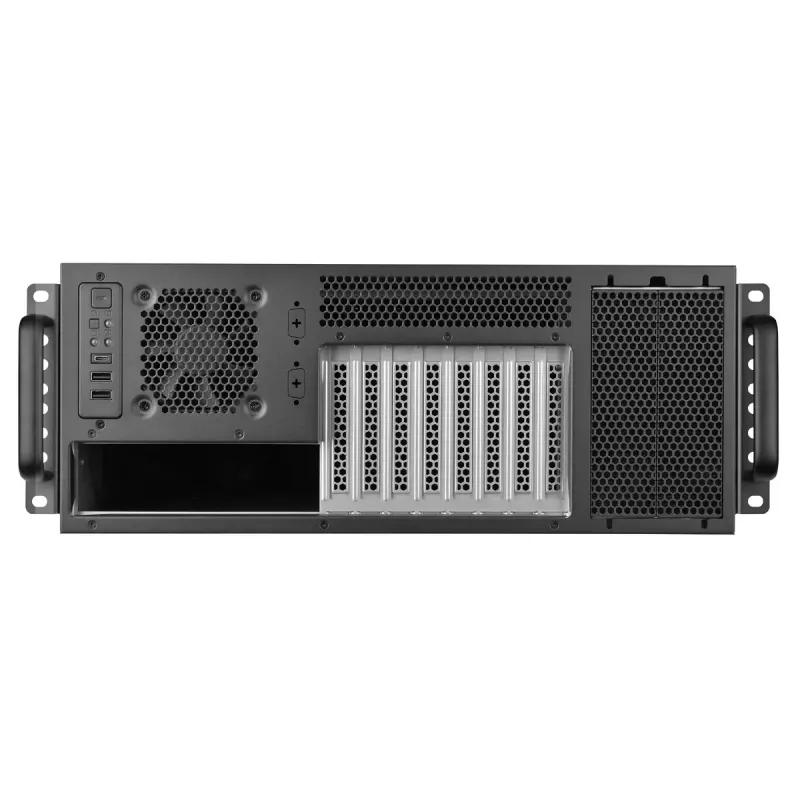 Serverový rack Silverstone RM46-502-I čierny ATX 1x80mm ventilátor