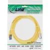 InLine patch kábel S/FTP PiMF Cat.6A bezhalogénový 500MHz žltý 0,5m