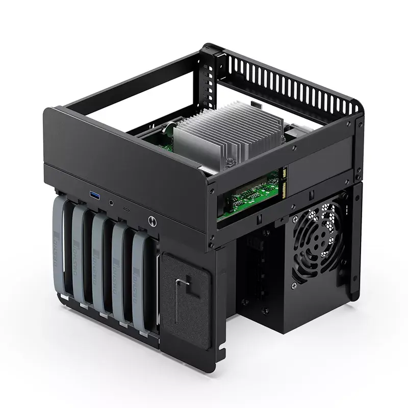 PC skriňa Jonsbo N2 Cube čierna