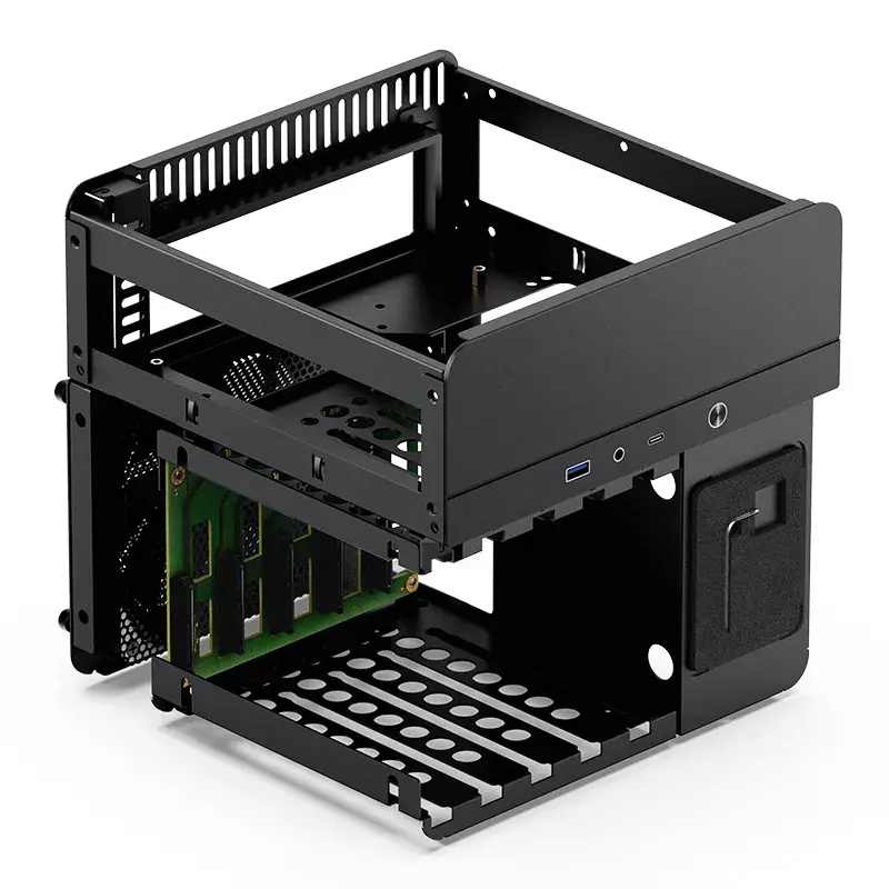 PC skriňa Jonsbo N2 Cube čierna