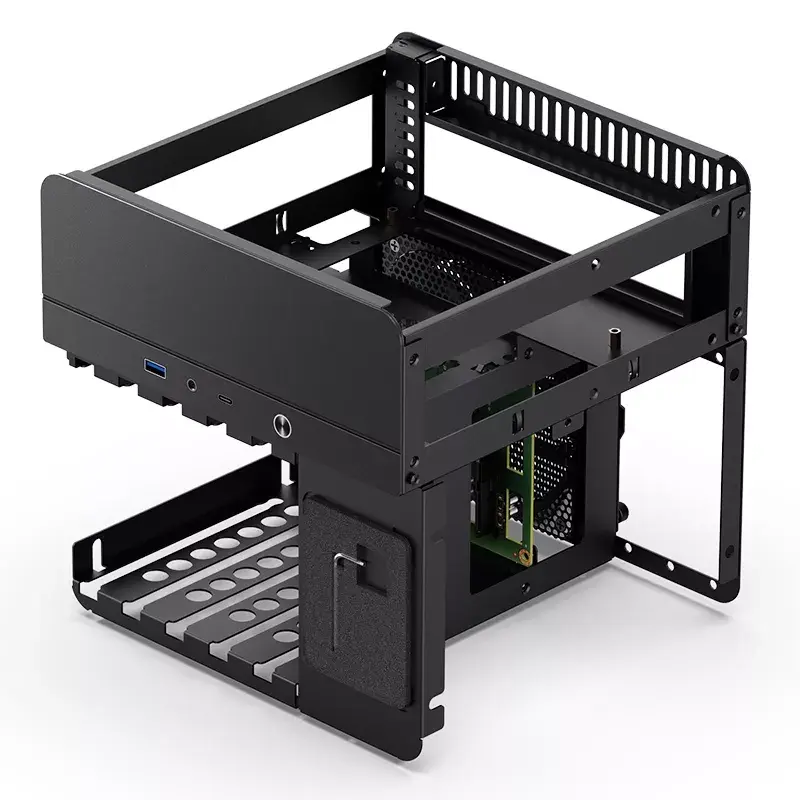 PC skriňa Jonsbo N2 Cube čierna