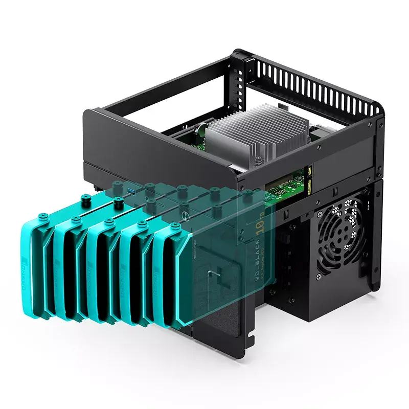 PC skriňa Jonsbo N2 Cube čierna