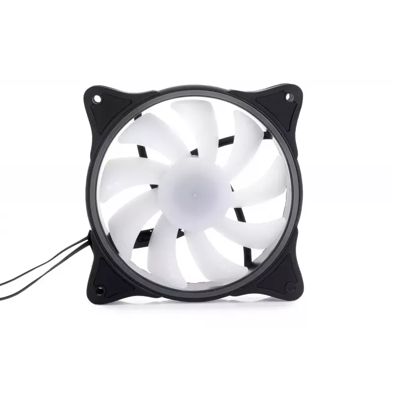 Alphacool 24836 Rise Aurora PWM ventilátor do skrine, 120 mm (120x120x25 mm), čierny
