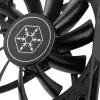 SilverStone SST-AS90B Air Slimmer 90 tenký ventilátor do skrine, 92 mm, 500 – 2500 ot./min, 11,3 – 32 dB, čierny