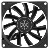 SilverStone SST-AS90B Air Slimmer 90 tenký ventilátor do skrine, 92 mm, 500 – 2500 ot./min, 11,3 – 32 dB, čierny