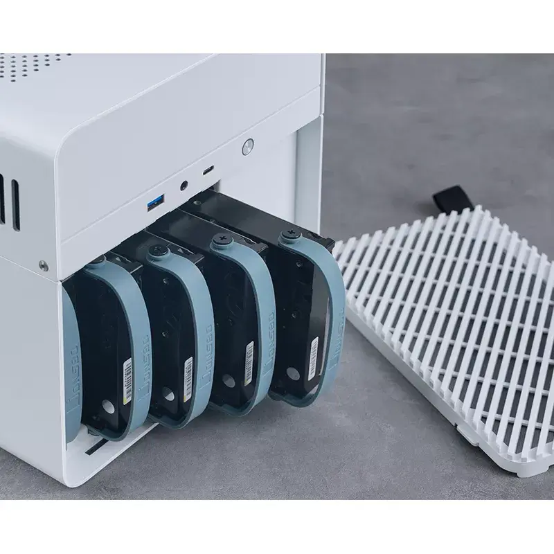 Jonsbo N2 skriňa NAS Mini-ITX, kocka, hliník/oceľ, biela