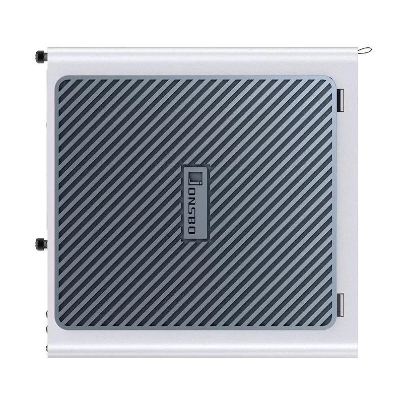 Jonsbo N2 skriňa NAS Mini-ITX, kocka, hliník/oceľ, biela