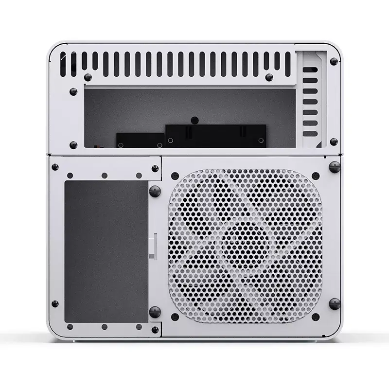 Jonsbo N2 skriňa NAS Mini-ITX, kocka, hliník/oceľ, biela