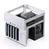 Jonsbo N2 skriňa NAS Mini-ITX, kocka, hliník/oceľ, biela