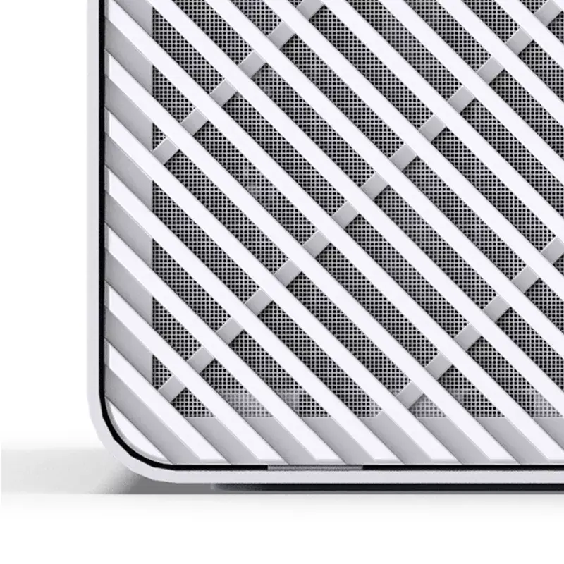 Jonsbo N2 skriňa NAS Mini-ITX, kocka, hliník/oceľ, biela