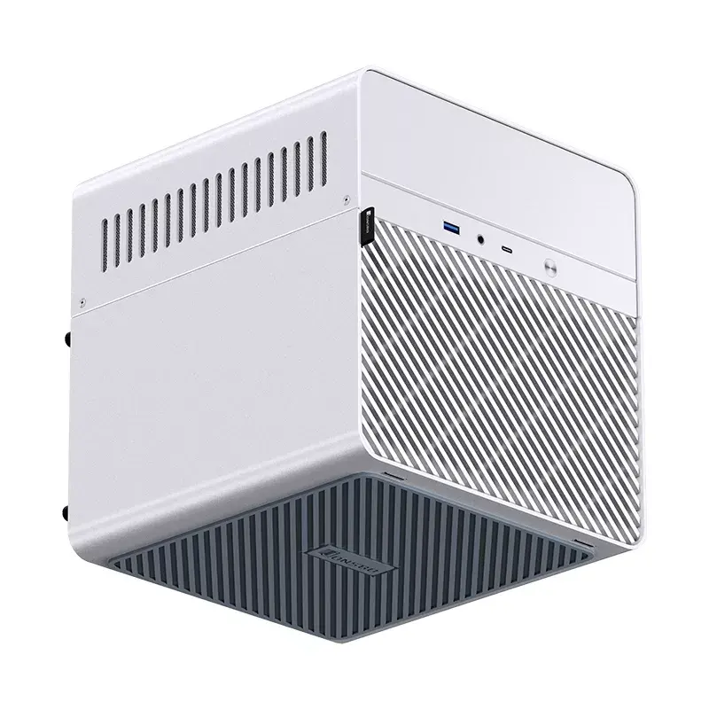 Jonsbo N2 skriňa NAS Mini-ITX, kocka, hliník/oceľ, biela