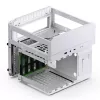 Jonsbo N2 skriňa NAS Mini-ITX, kocka, hliník/oceľ, biela