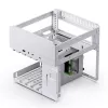Jonsbo N2 skriňa NAS Mini-ITX, kocka, hliník/oceľ, biela