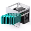 Jonsbo N2 skriňa NAS Mini-ITX, kocka, hliník/oceľ, biela