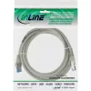 InLine patch kábel S/FTP PiMF Cat.6A bezhalogénový 500MHz sivý 3m