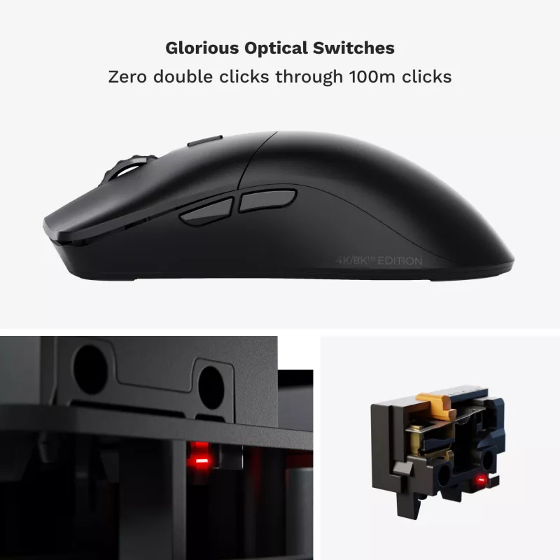 Glorious Gaming Glorious Model O 2 PRO Wireless - 1K Polling - čierna