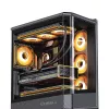 Počítačová skriňa Jonsbo D400 Midi Tower ATX Tempered Glass – čierna