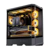 Počítačová skriňa Jonsbo D400 Midi Tower ATX Tempered Glass – čierna