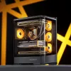 Počítačová skriňa Jonsbo D400 Midi Tower ATX Tempered Glass – čierna