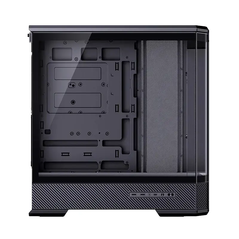 Počítačová skriňa Jonsbo D400 Midi Tower ATX Tempered Glass – čierna