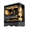 Počítačová skriňa Jonsbo D400 Midi Tower ATX Tempered Glass – čierna