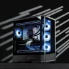 Počítačová skriňa Jonsbo D400 Midi Tower ATX Tempered Glass – čierna